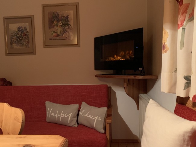 Fernsehecke im Appartement